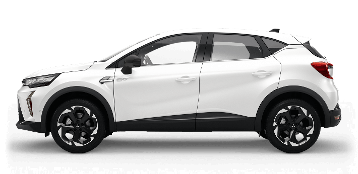 Mitsubishi ASX in Weiß – moderne SUV Silhouette Der Mitsubishi ASX