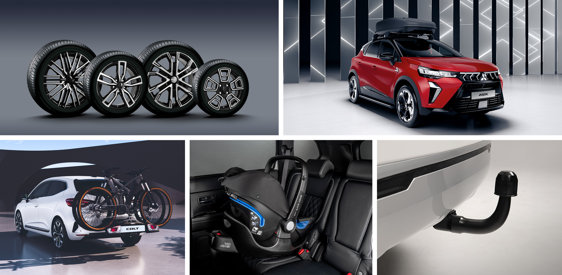 Zubehör Detailaufnahmen optionalen Zubehörs